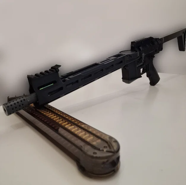 Prop AR-57 kiểu AR-57 (có parts chuyển động, gắn vừa magazine Airsoft P90) - Image 1