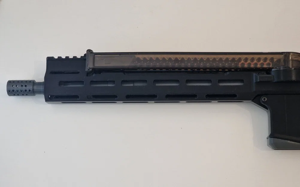 Prop AR-57 kiểu AR-57 (có parts chuyển động, gắn vừa magazine Airsoft P90) - Image 6