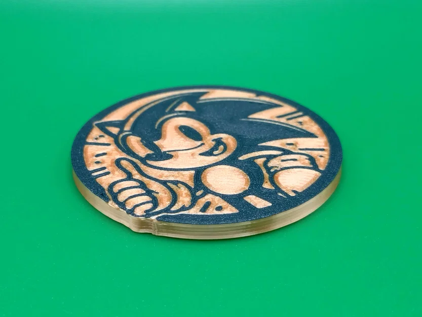 Mô hình đồng xu Sonic Coin độc đáo cho tín đồ game 3D - Image 2