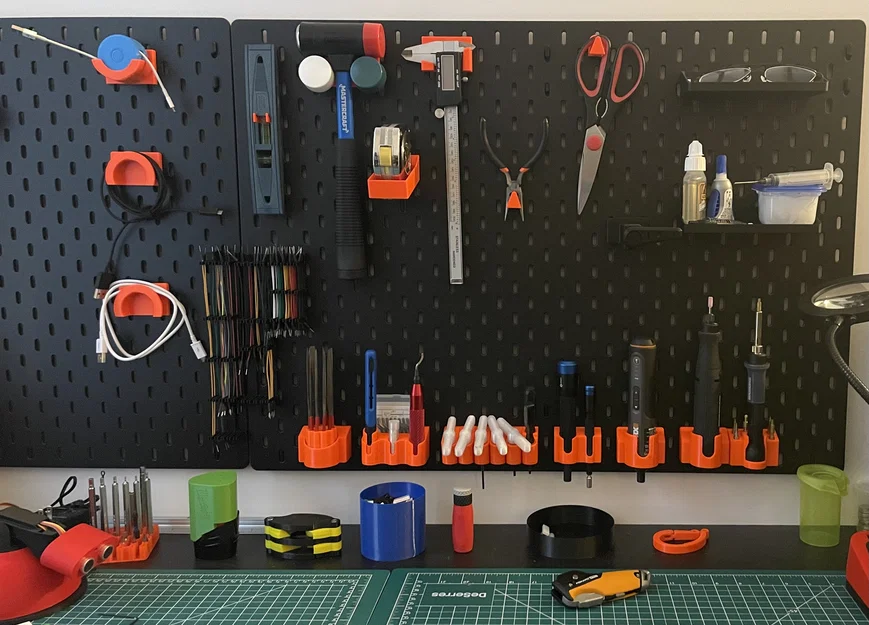 Ngàm treo tường IKEA SKADIS (Wall Mount) dùng 3M Command, không cần khoan - Image 3