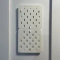 Ngàm treo tường IKEA SKADIS (Wall Mount) dùng 3M Command, không cần khoan - Thumbnail 4