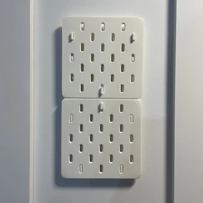 Ngàm treo tường IKEA SKADIS (Wall Mount) dùng 3M Command, không cần khoan