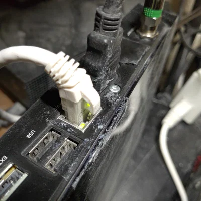 Nắp che đèn cổng cáp Ethernet