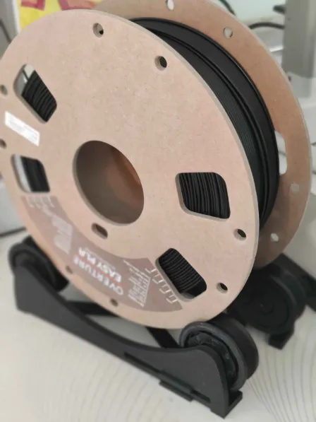 Con lăn đỡ cuộn nhựa 3D - Fully Printable Filament Spool Roller - Image 1