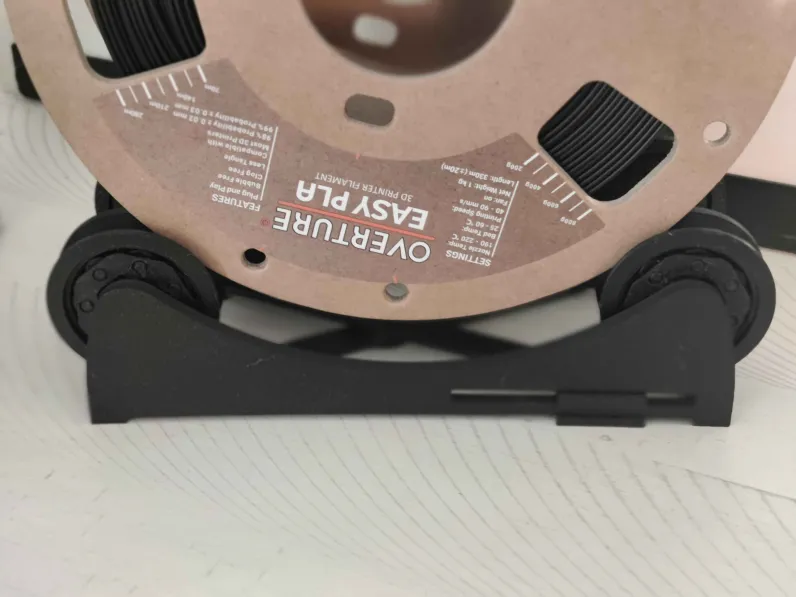 Con lăn đỡ cuộn nhựa 3D - Fully Printable Filament Spool Roller - Image 4