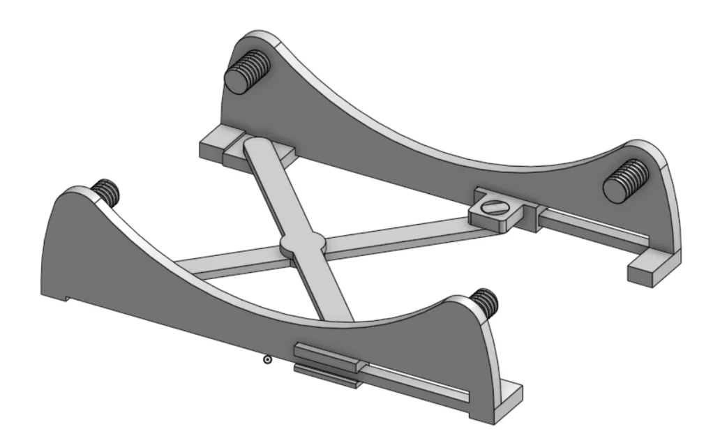 Con lăn đỡ cuộn nhựa 3D - Fully Printable Filament Spool Roller - Image 5