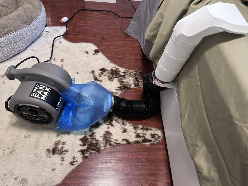 Bộ phận gắn quạt làm mát giường ngủ - Image 1