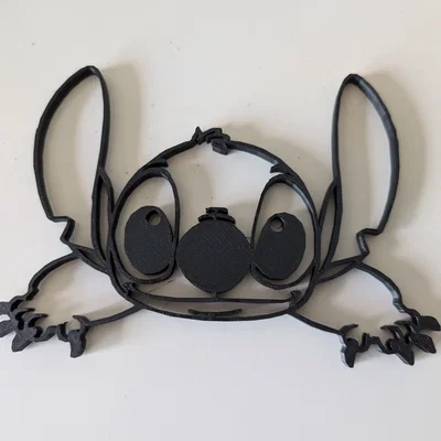 Mô hình trang trí Stitch cực dễ thương cho fan in 3D