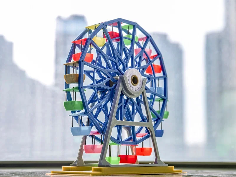 Mô hình vòng quay mặt trời (Ferris Wheel) in 3D độc đáo - Image 1