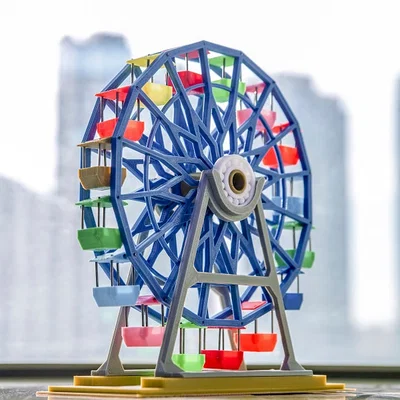 Mô hình vòng quay mặt trời (Ferris Wheel) in 3D độc đáo