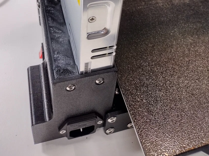 Nắp PSU Meanwell LRS-350/RSP-320 cho Prusa Mk3/Mk4, ổ AC/Mains phía sau - Image 1