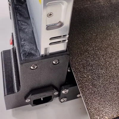 Nắp PSU Meanwell LRS-350/RSP-320 cho Prusa Mk3/Mk4, ổ AC/Mains phía sau