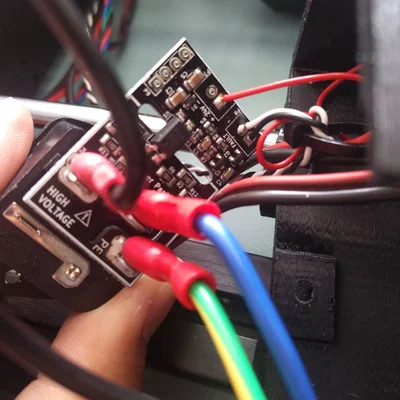 Nắp PSU Meanwell LRS-350/RSP-320 cho Prusa Mk3/Mk4, ổ AC/Mains phía sau