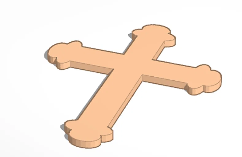 Mô hình Thánh giá (Crucifix) từ Roblox Doors - Tải file STL 3D - Image 1