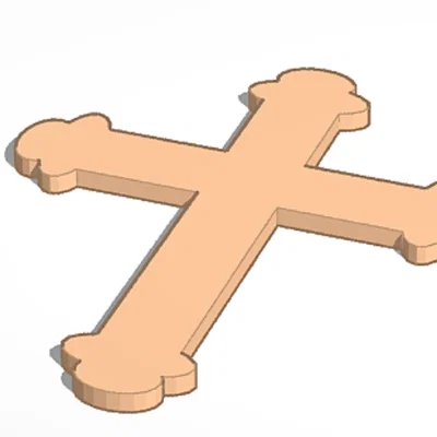 Mô hình Thánh giá (Crucifix) từ Roblox Doors - Tải file STL 3D