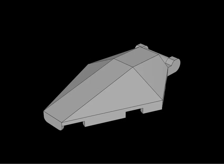 Mô hình kính chắn gió 3D ngũ giác tương thích Lego - Image 1