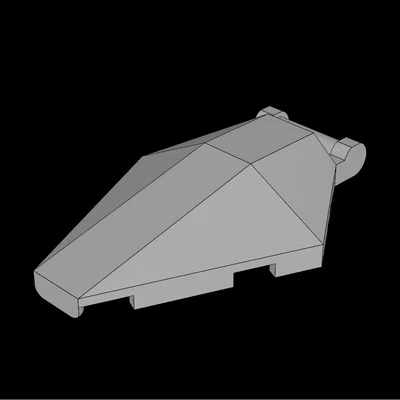 Mô hình kính chắn gió 3D ngũ giác tương thích Lego