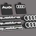 Móc khóa xe Audi quattro - Thumbnail 2
