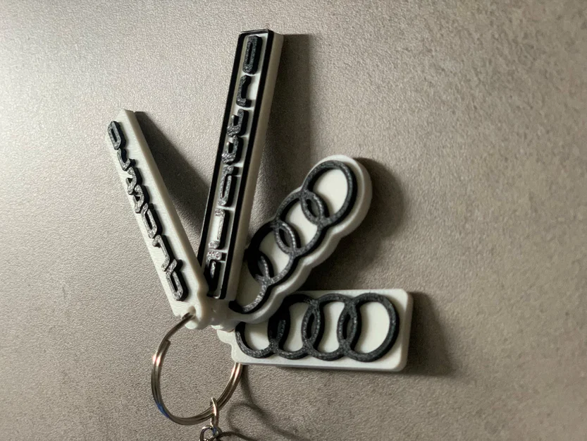 Móc khóa xe Audi quattro - Image 3