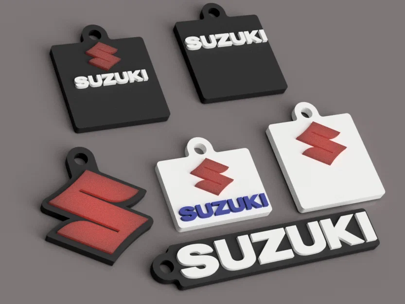 Móc khóa chìa khóa xe/mô tô Suzuki - Image 1