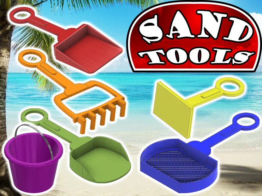 Bộ Dụng Cụ Chơi Cát (Sand Tools!) - Image 1
