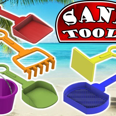 Bộ Dụng Cụ Chơi Cát (Sand Tools!)