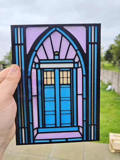 Hộp Đèn Kính Màu TARDIS của Doctor Who - Image 6