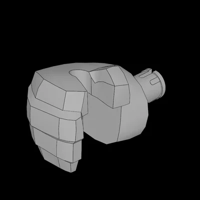 Mô hình bàn tay Hulk Bigfig 3D tương thích với Lego