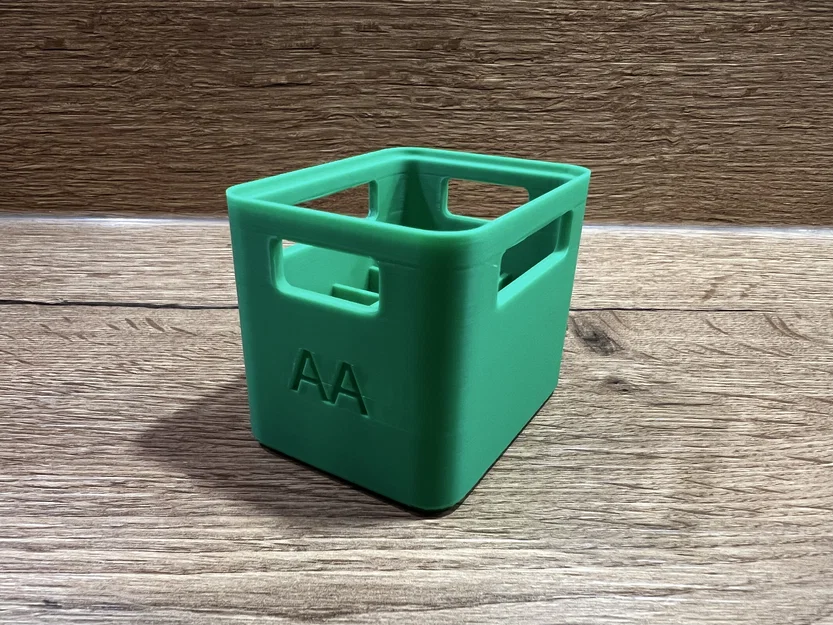 Hộp đựng pin 3D kiểu thùng hàng siêu gọn cho AA, AAA và 9V - Image 2