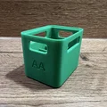 Hộp đựng pin 3D kiểu thùng hàng siêu gọn cho AA, AAA và 9V - Thumbnail 2