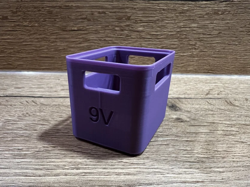 Hộp đựng pin 3D kiểu thùng hàng siêu gọn cho AA, AAA và 9V - Image 8