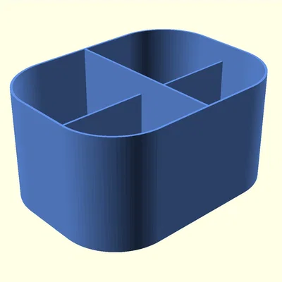 Hộp chia ngăn tham số dễ tùy biến V2.0 (OpenSCAD) – pbtec
