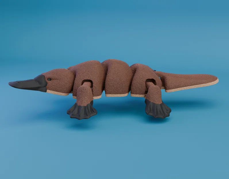 Thú mỏ vịt khớp nối (Articulated) – file Singlecolor + Multicolor - Image 2