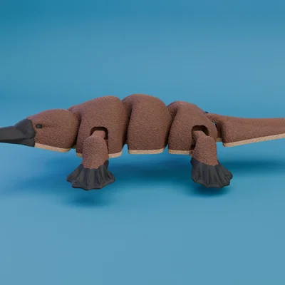 Thú mỏ vịt khớp nối (Articulated) – file Singlecolor + Multicolor