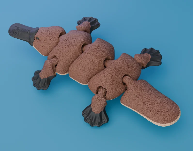 Thú mỏ vịt khớp nối (Articulated) – file Singlecolor + Multicolor - Image 3