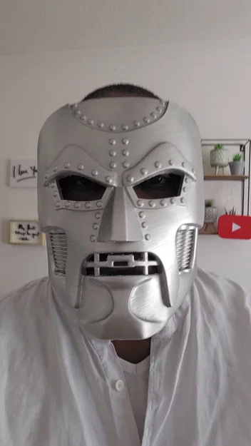 Mô hình mặt nạ Dr. Doom 3D in - Phụ kiện cosplay Marvel cực chất - Image 5