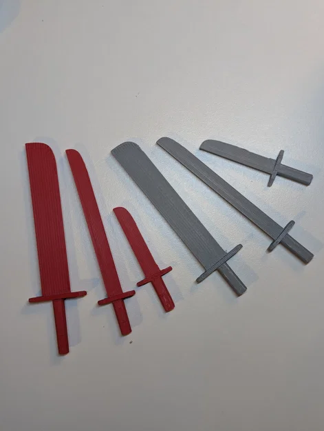 Bộ sưu tập kiếm và dao cho mô hình Dummy 13 - Dễ in và sắc nét - Image 3