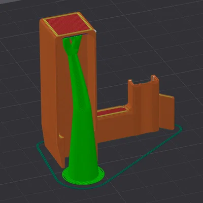 Brush Mount V2 cho Ender 3 V3 SE (Tất cả phiên bản)