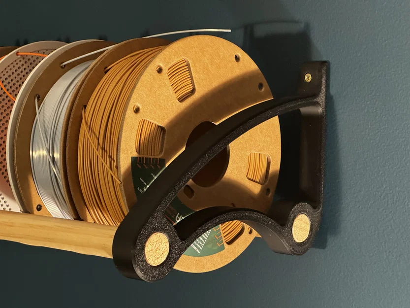 Kệ treo cuộn filament đẹp cho dowel 1 inch - Image 1
