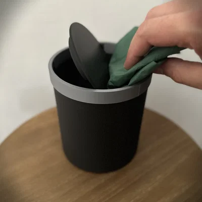 Thùng Rác Để Bàn Mini In 3D: Thiết Kế Tối Giản, Tiện Lợi