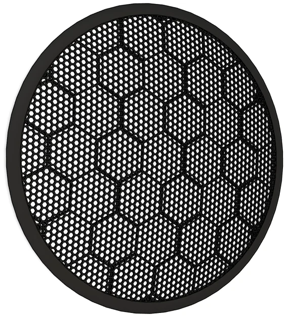 Ốp bảo vệ loa Speaker Cover Grill in 3D thiết kế lưới tổ ong - Image 1