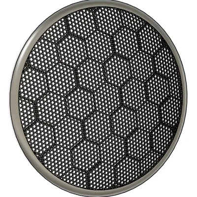 Ốp bảo vệ loa Speaker Cover Grill in 3D thiết kế lưới tổ ong