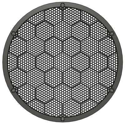 Ốp bảo vệ loa Speaker Cover Grill in 3D thiết kế lưới tổ ong