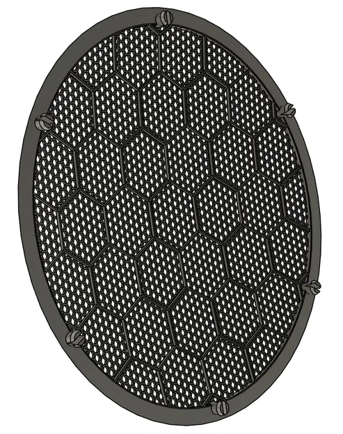 Ốp bảo vệ loa Speaker Cover Grill in 3D thiết kế lưới tổ ong - Image 5