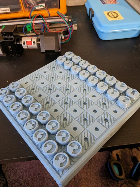 Bàn Cờ Vua Du Lịch In 1 Vật Liệu (Single Material Travel Chess Board) - Image 1