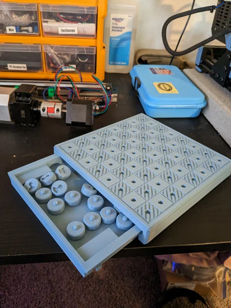 Bàn Cờ Vua Du Lịch In 1 Vật Liệu (Single Material Travel Chess Board) - Image 2