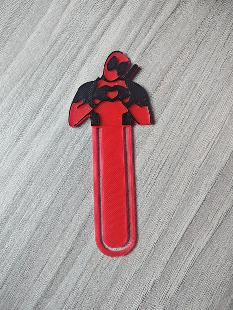 Kẹp sách Deadpool in 3D siêu cute cho các tín đồ mê đọc sách - Image 1