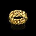 File in 3D nhẫn dây xích Cuban sang trọng - Gold Cuban Link Ring - Thumbnail 4