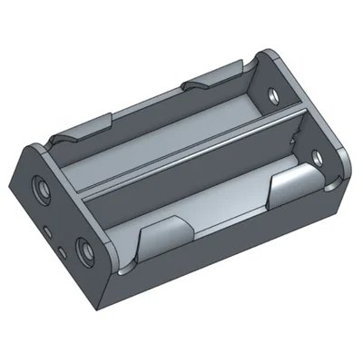 Khay Đựng Pin AA Kép Tự In 3D Cho Dự Án Điện Tử DIY
