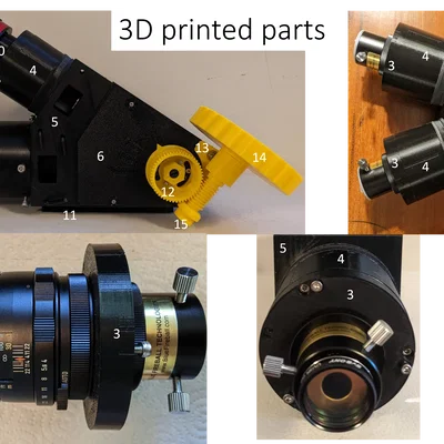 Spectroheliograph in 3D khác (Another 3D Printed Spectroheliograph)